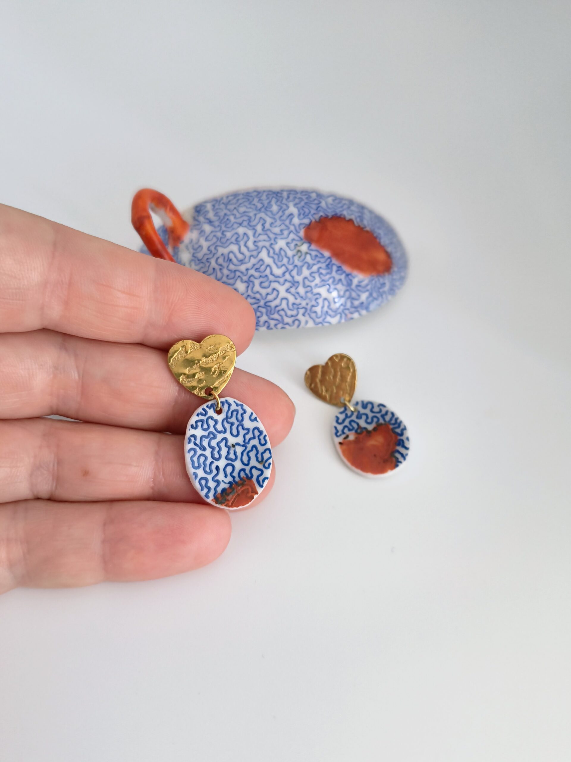 Pendientes Satsuma corazón - Imagen 2