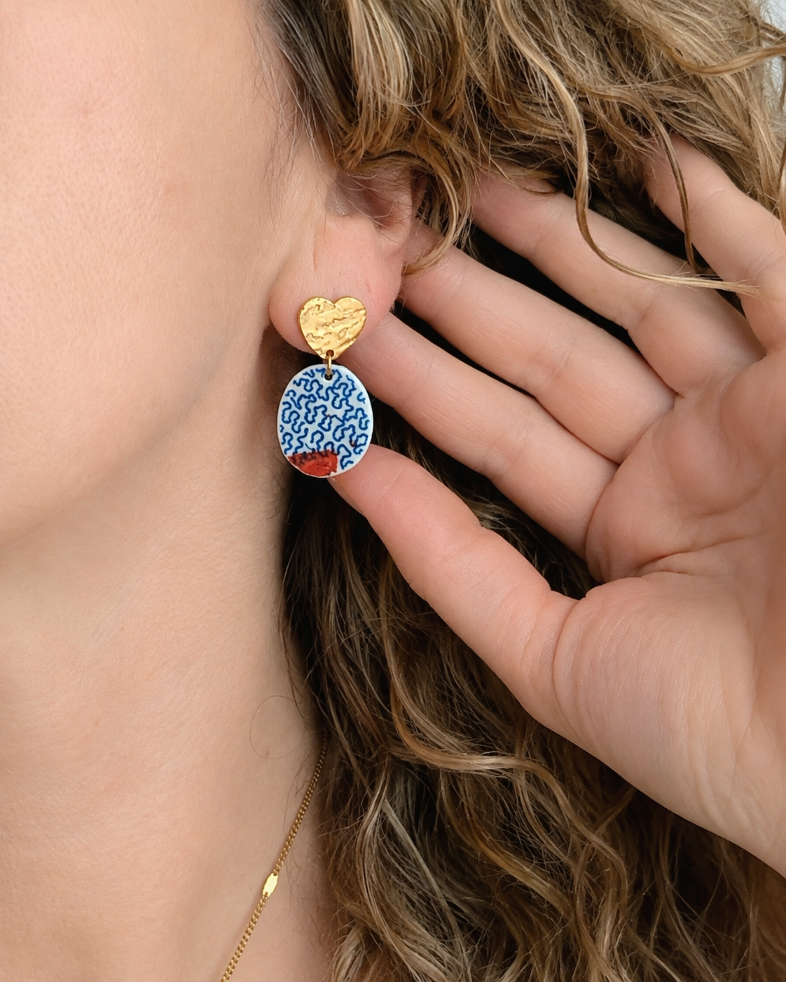 Pendientes Satsuma corazón - Imagen 3